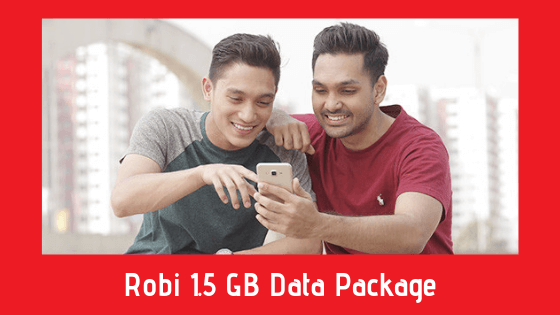 Robi 1.5 GB Data Package - Internet Festival Offer