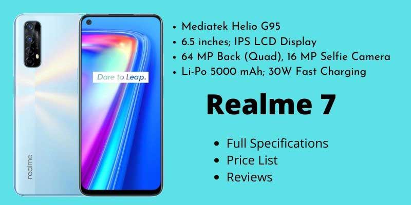 Realme 7 Full Specifications