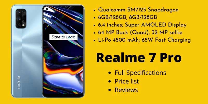 Realme 7 Pro Full Specifications