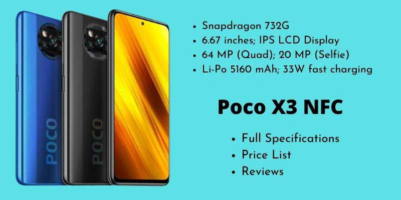 Xiaomi Poco X3 NFC Full Specifications