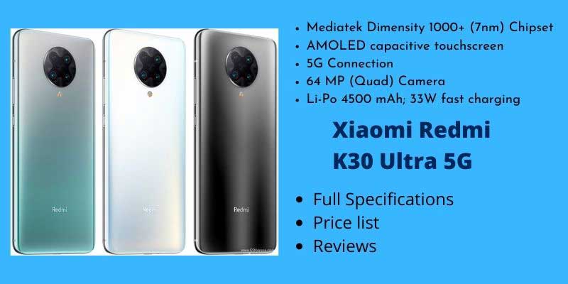 Xiaomi Redmi K30 Ultra 5G Full Specifications