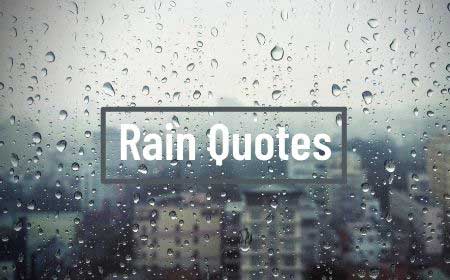 Rain Quotes Collection