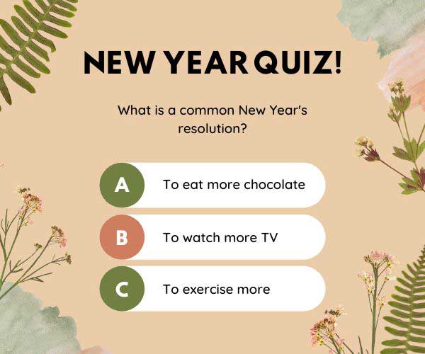 What is a common New Year's resolution